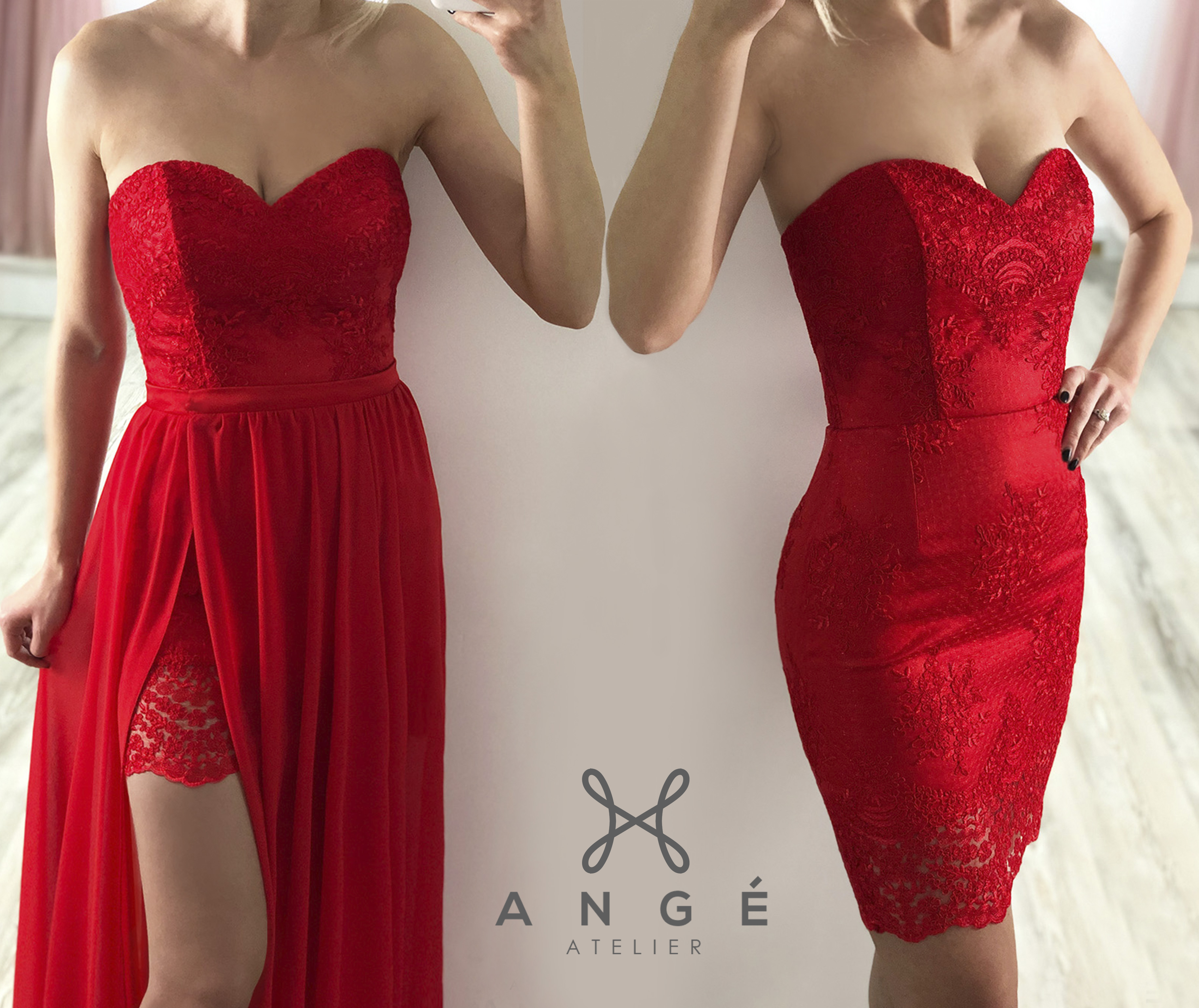 Inappropriate legation Ideally AngeAtelier - Rochie Scurta in Fata si Lunga in Spate cu Trena - Model by  AngeAtelier.ro